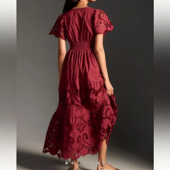 Anthropologie The Somerset maxi dress : cutwork edition - Picture 3 of 9